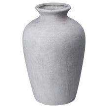 Load image into Gallery viewer, White textured stone vase

