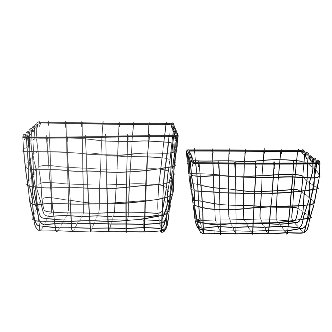 Wire Baskets - Set of 2