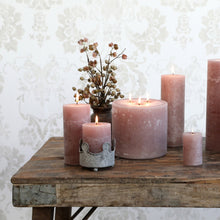 Load image into Gallery viewer, Rustic Pillar Candle - Taupe
