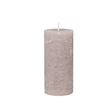 Load image into Gallery viewer, Rustic Pillar Candle - Taupe
