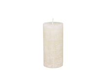 Load image into Gallery viewer, Rustic Pillar Candle - Antique White
