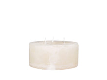 Load image into Gallery viewer, Rustic Pillar Candle - Antique White
